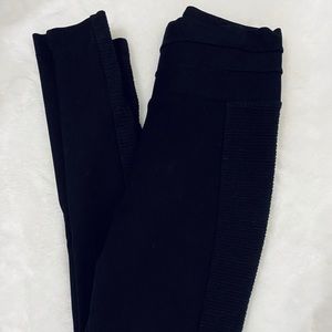 Zara Basic Collection High Rise Black Leggings